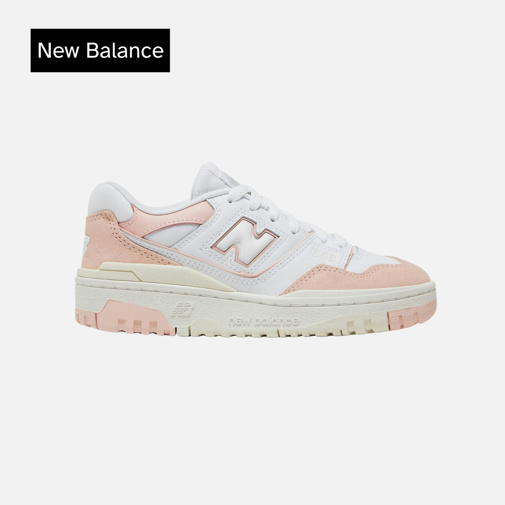 New Balance 550 Big Kid Pink Sand White
