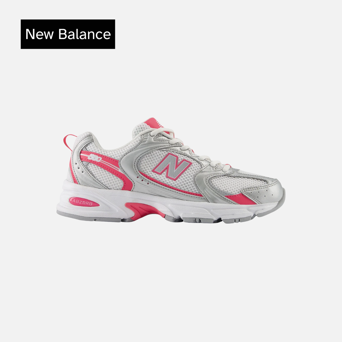 New Balance 530 Silver Metallic Dragon Berry