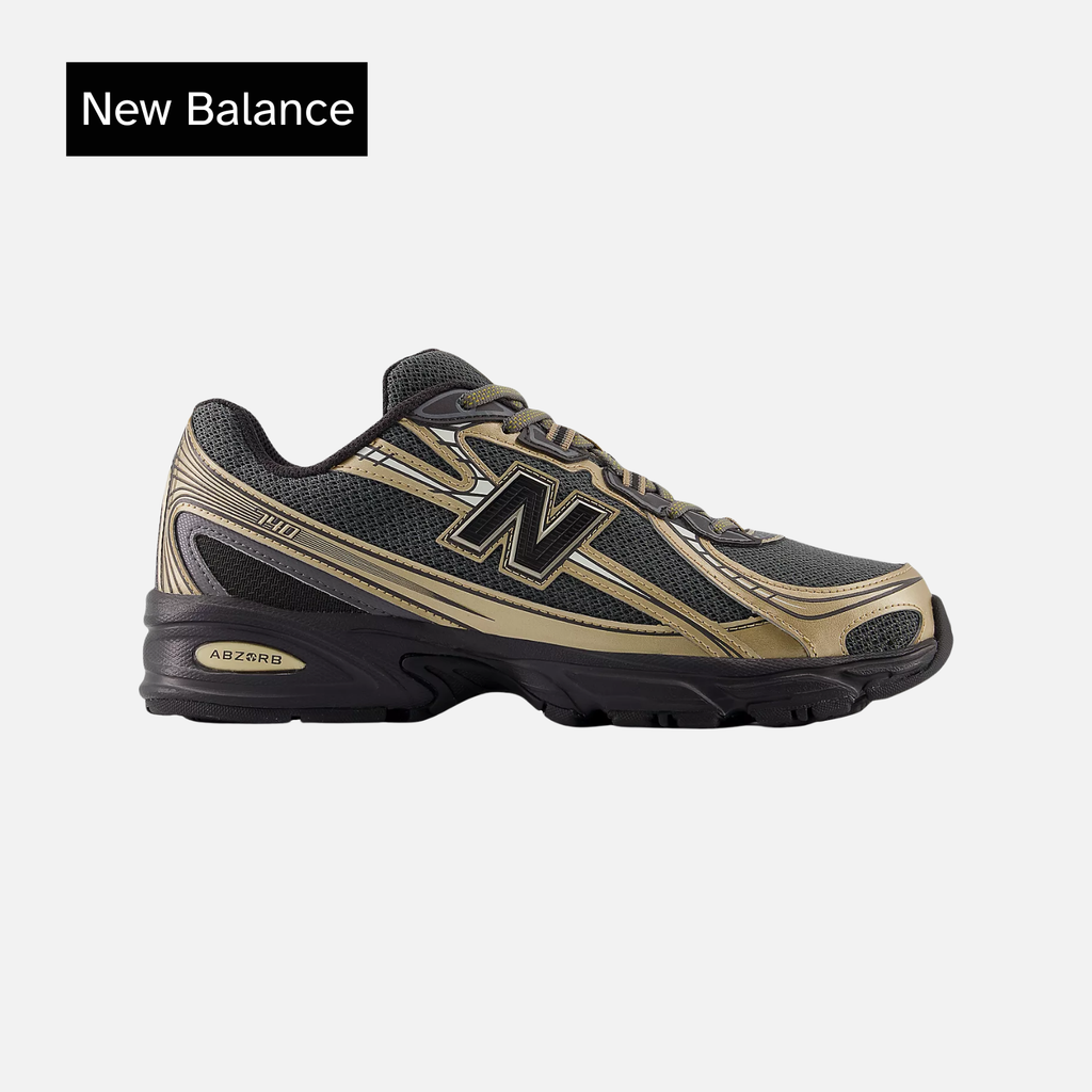 New Balance 740v2 Black Castlerock Gold