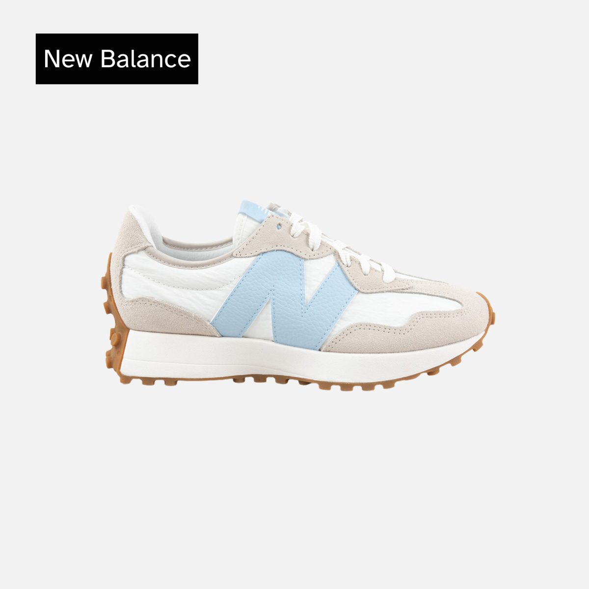 New Balance Wmns 327 Timberwolf Light Chrome Blue
