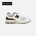 New Balance 2002R Big Kid White Black Gold