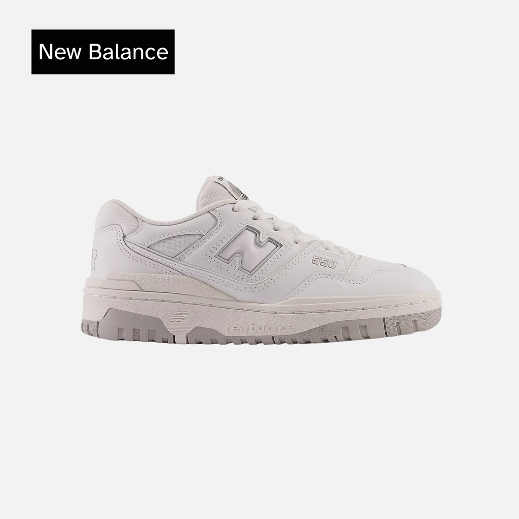 New Balance 550 Big Kid White Grey