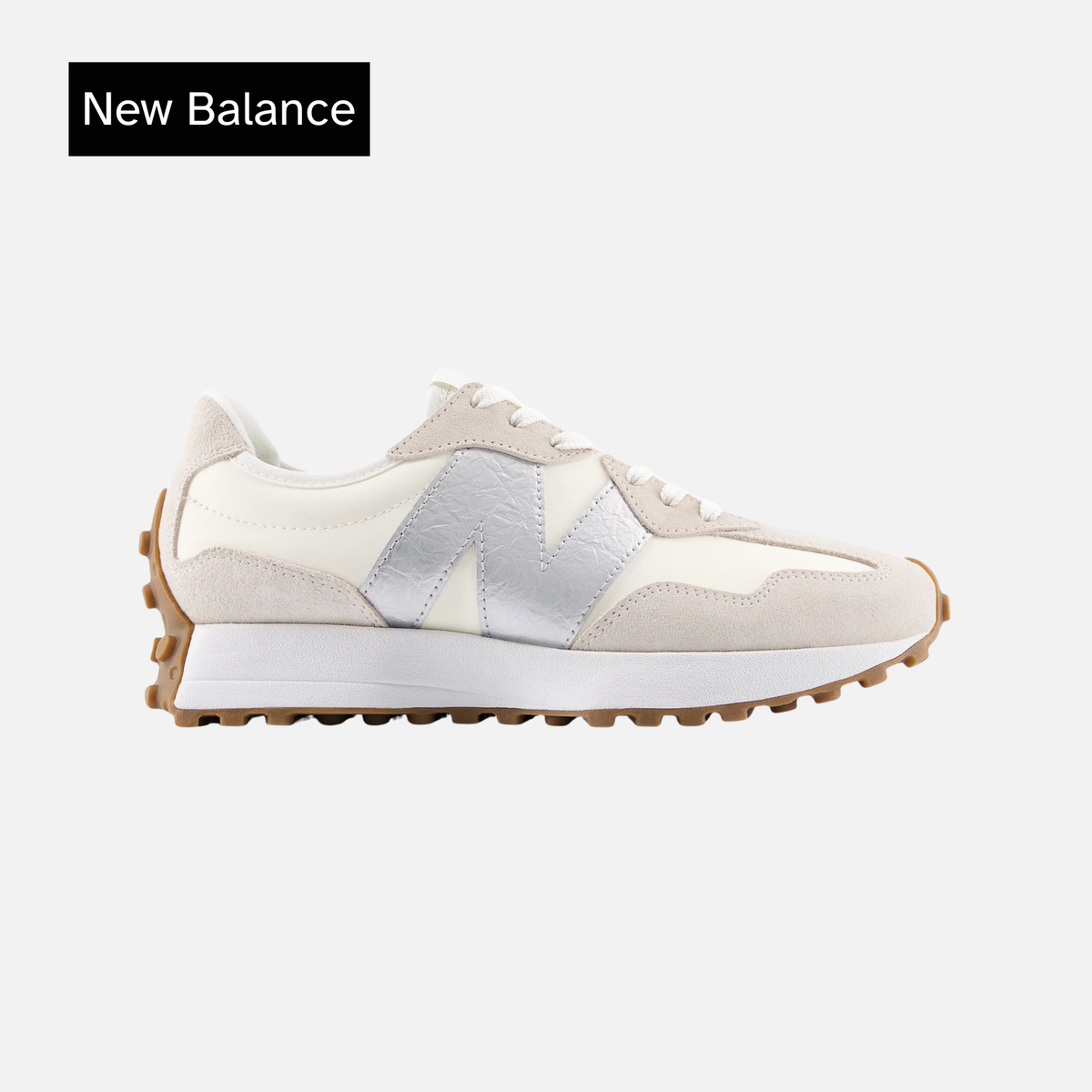 New Balance Wmns 327 Silver Metallic