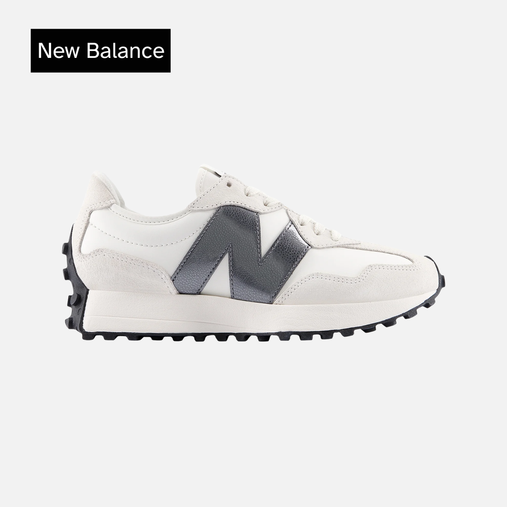 New Balance Wmns 327 White Dark Grey