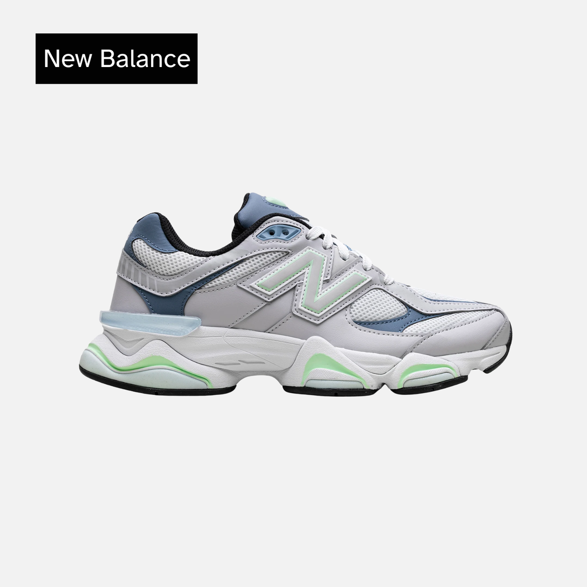 New Balance 9060 Grey Shoreline Blue