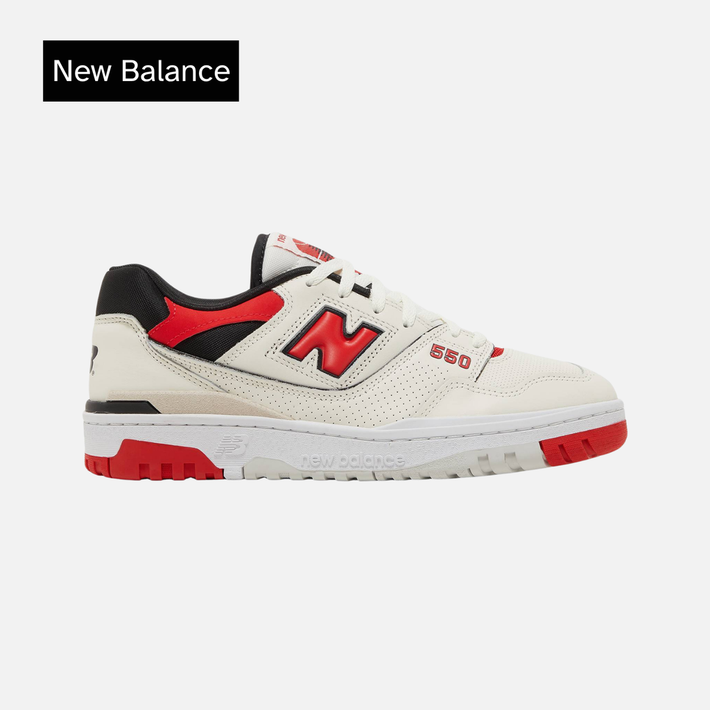 New Balance 550 Sea Salt True Red