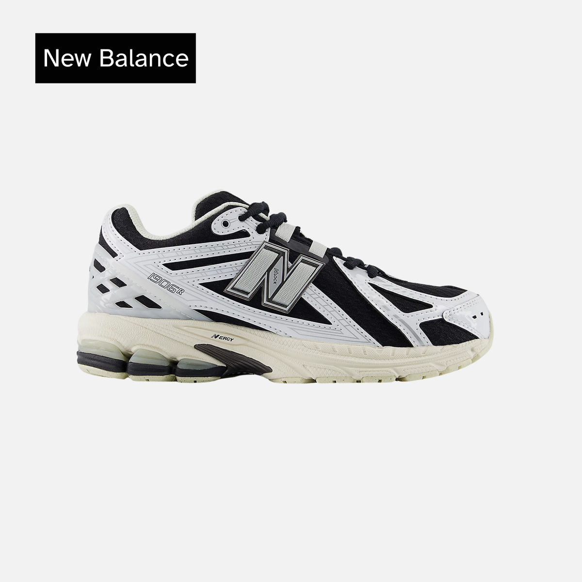 New Balance 1906 Big Kid White Black Silver