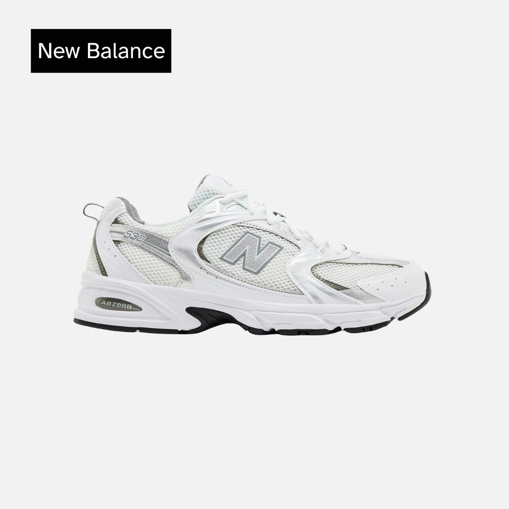 New Balance 530 White Metallic Silver