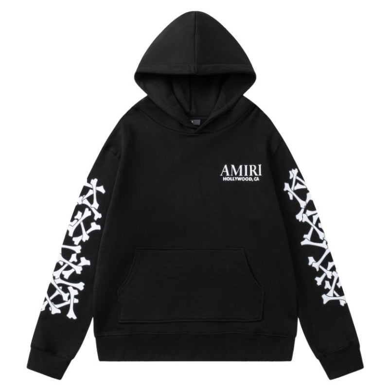 AMRl Stacked Bones Hoodies