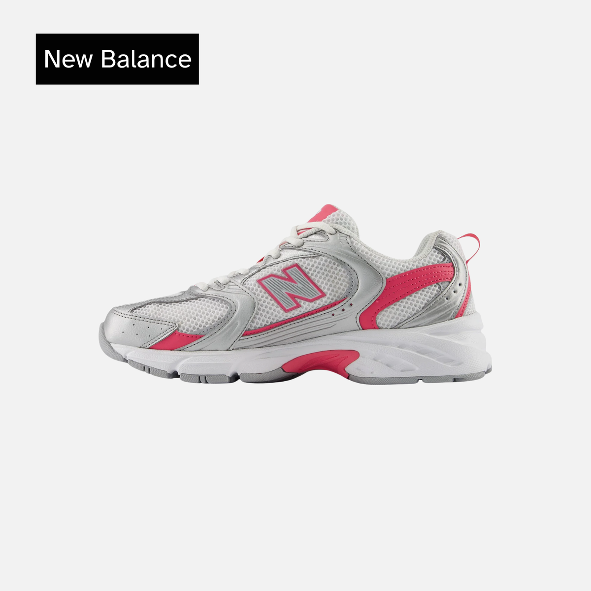 New Balance 530 Silver Metallic Dragon Berry