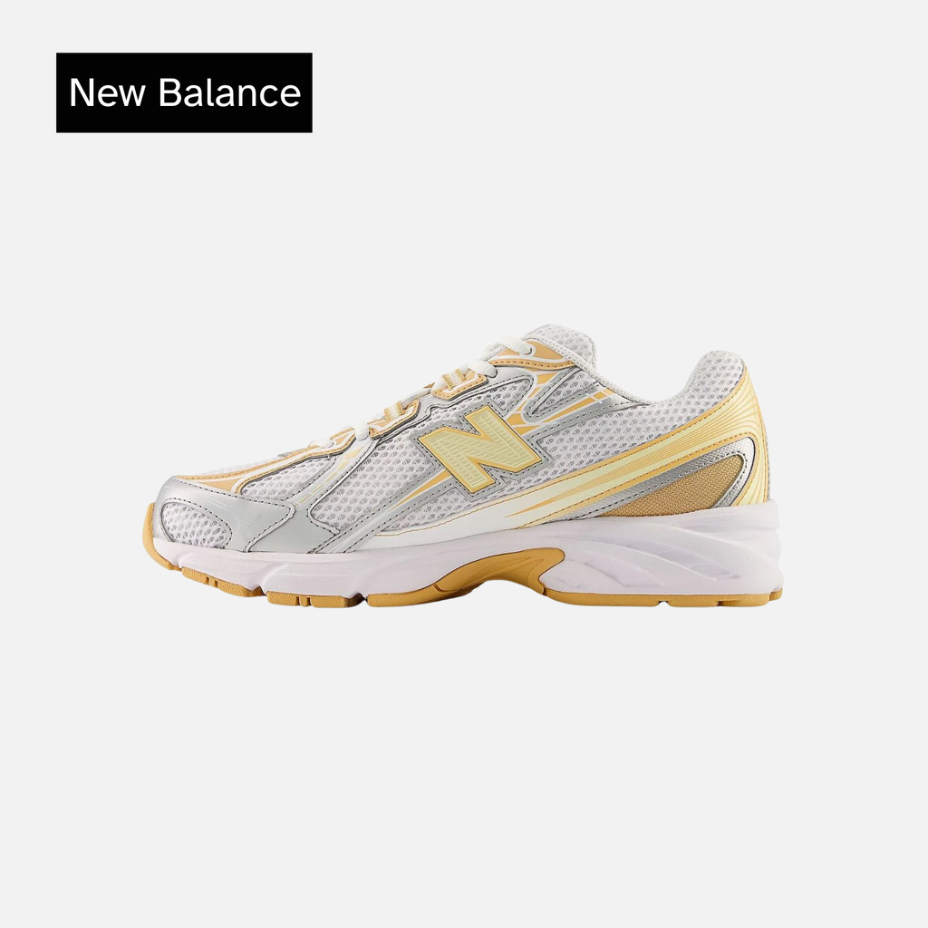 New Balance 740 White Indoor Court Ash Wood