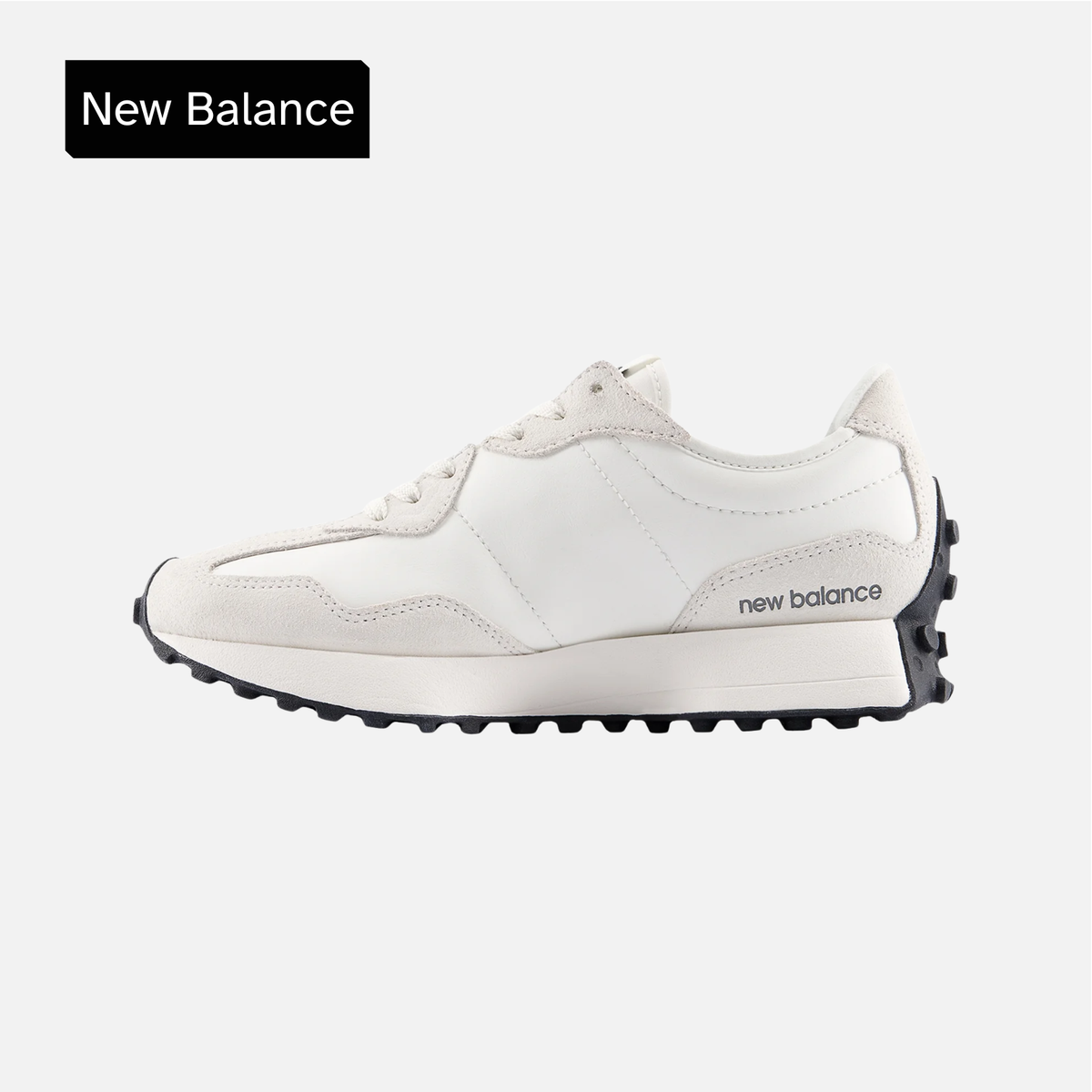 New Balance Wmns 327 White Dark Grey