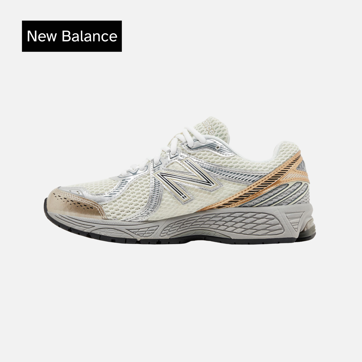 New Balance 860v2 Sea Salt Gold Metallic