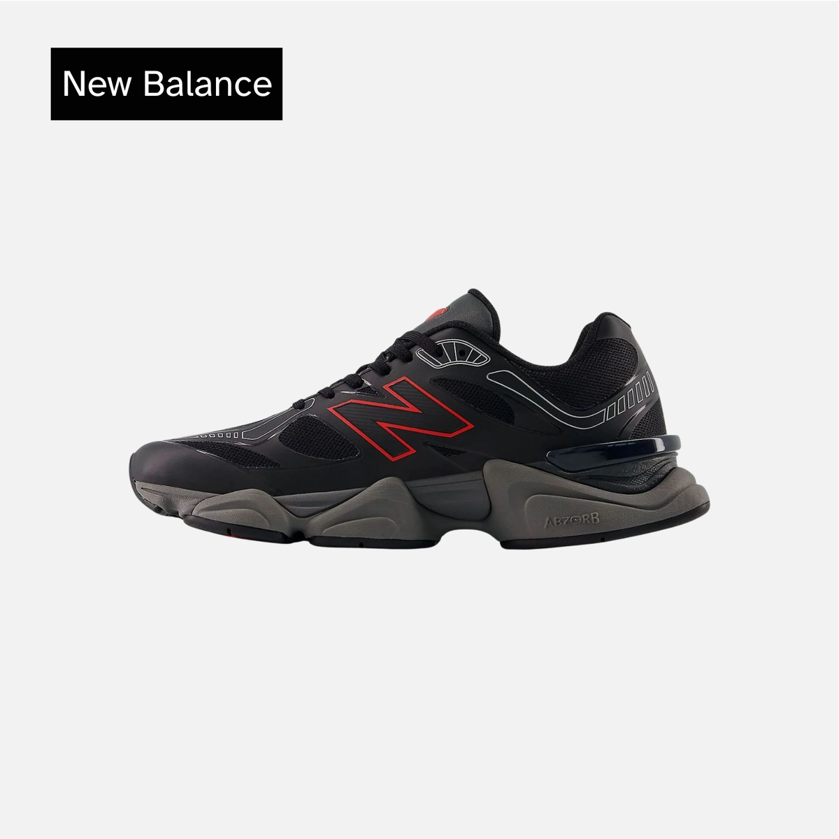 New Balance 9060 Black Red