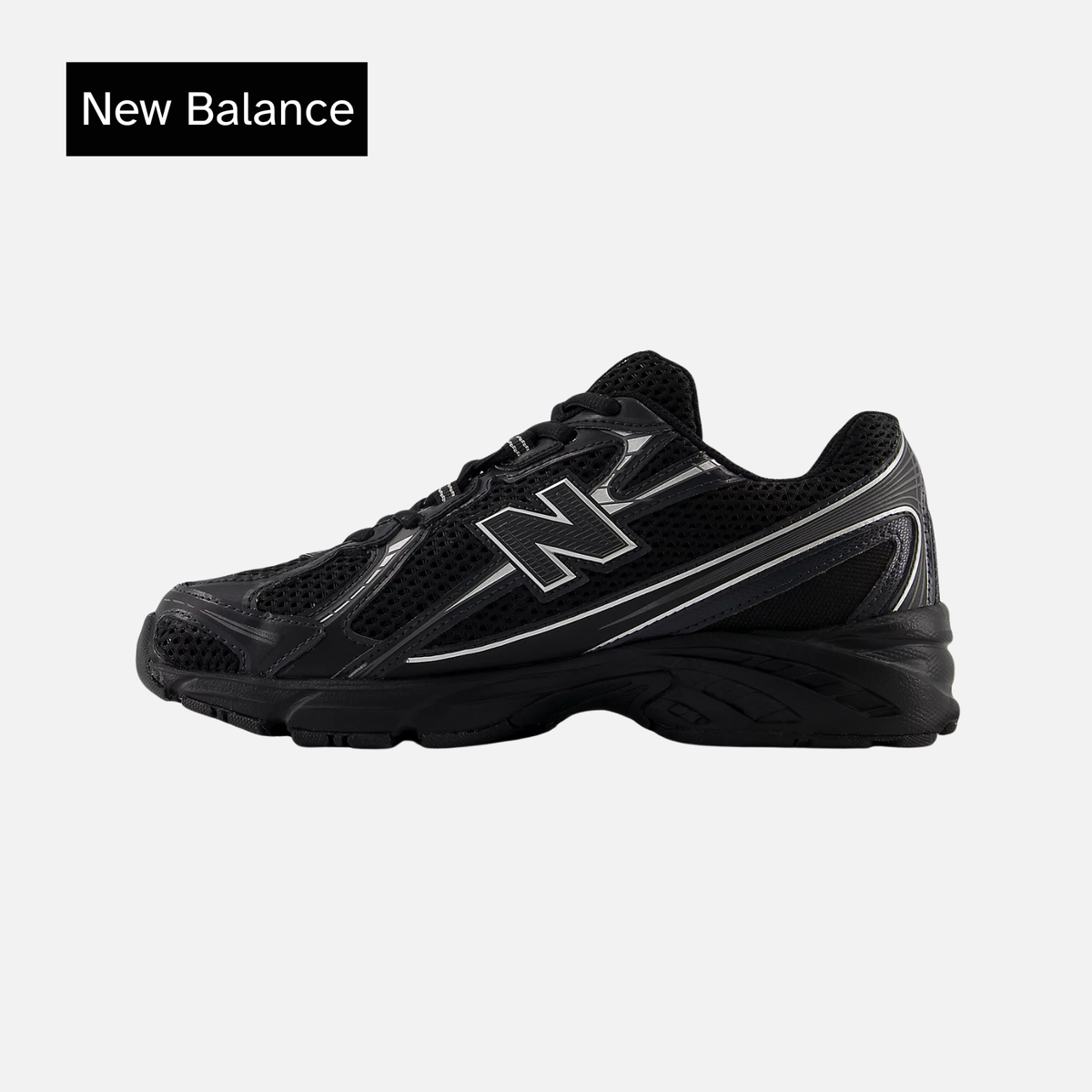 New Balance 740v2 Black Silver Metallic