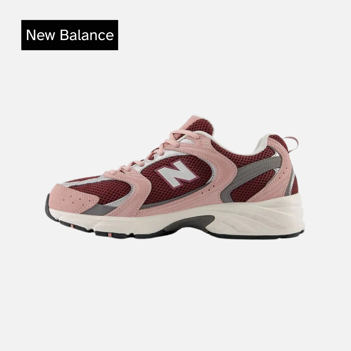 New Balance 530 Pink Moon Washed Burgundy