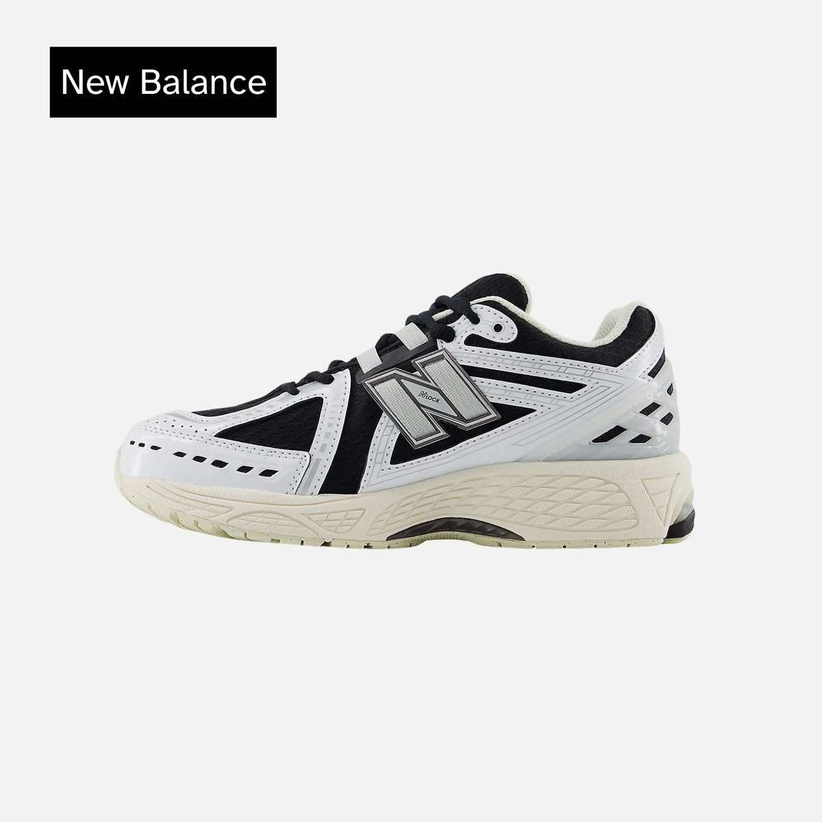 New Balance 1906 Big Kid White Black Silver