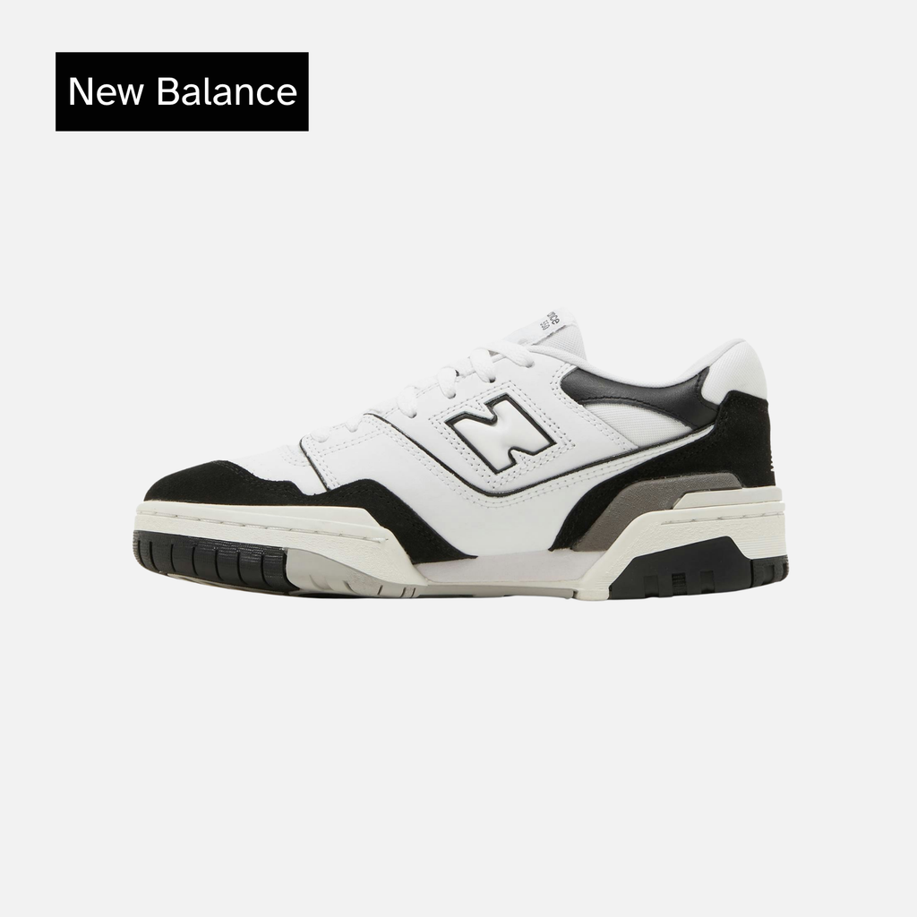 New Balance 550 Big Kid White Black Rain Cloud