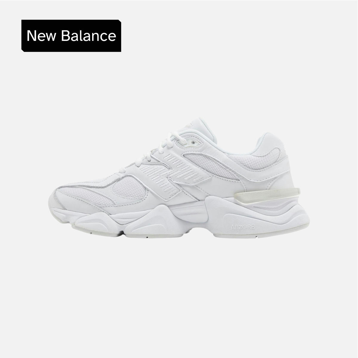 New Balance 9060 Triple White