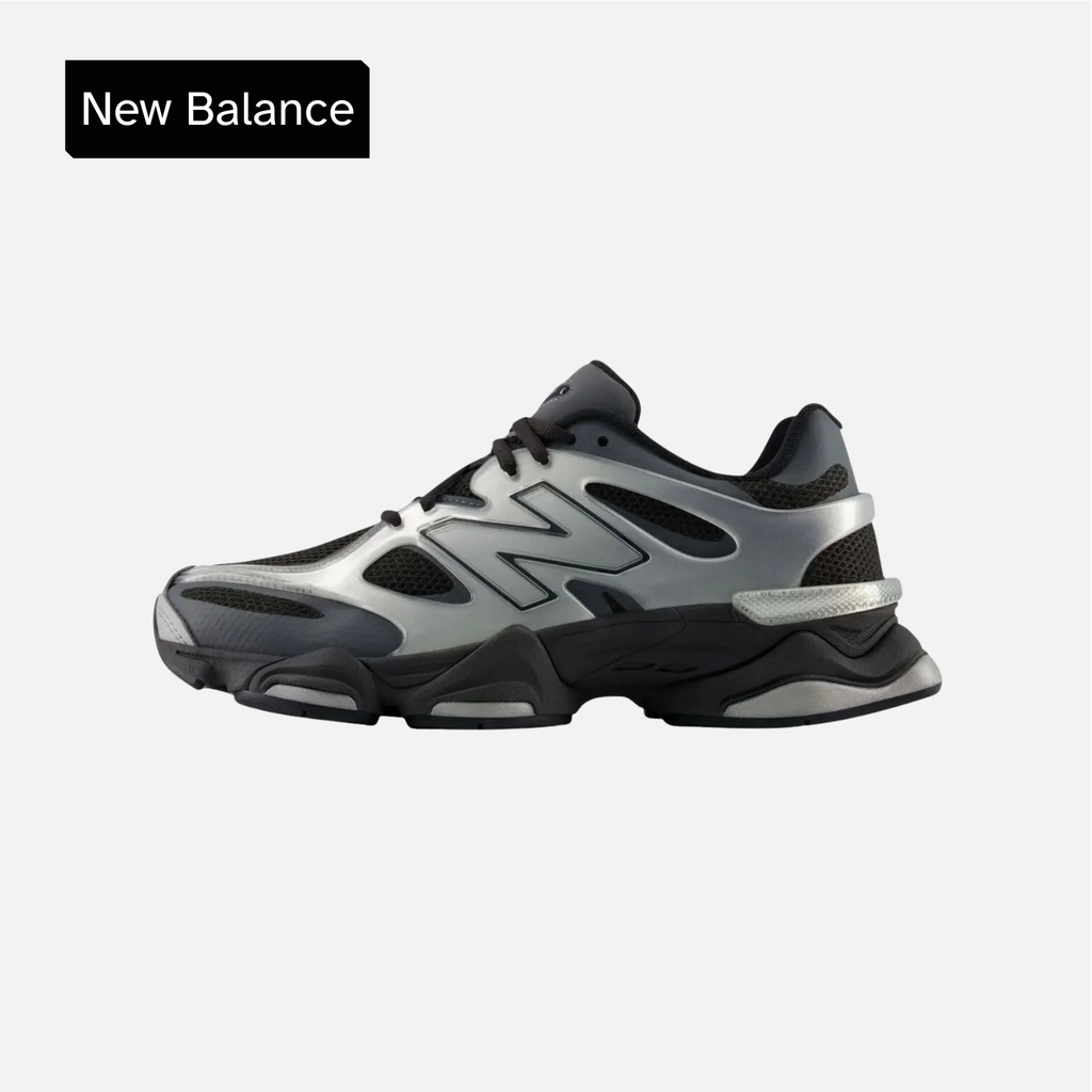 New Balance 9060 X Silver Metallic Black Cement
