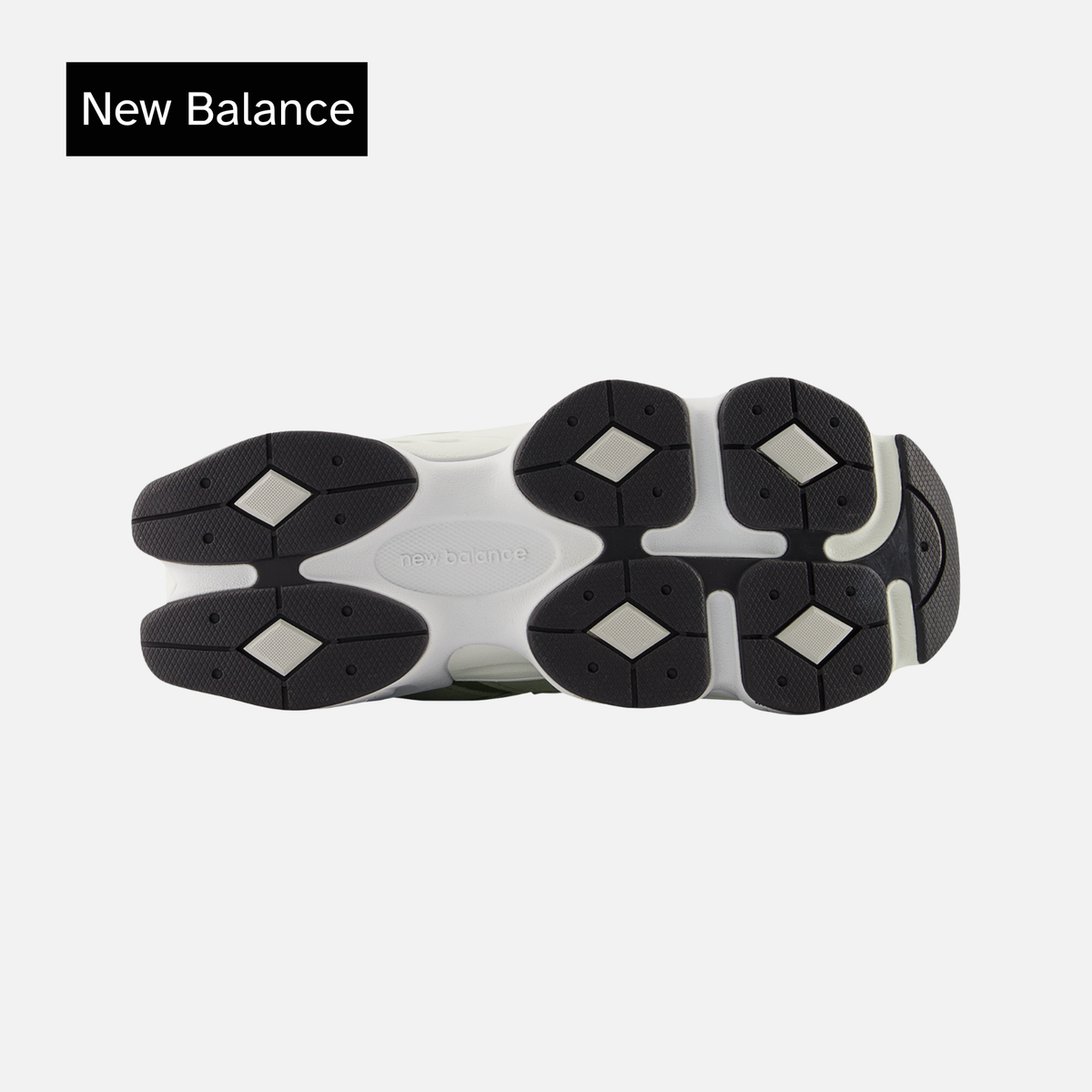 New Balance 9060 Big Kid Garter Snake White