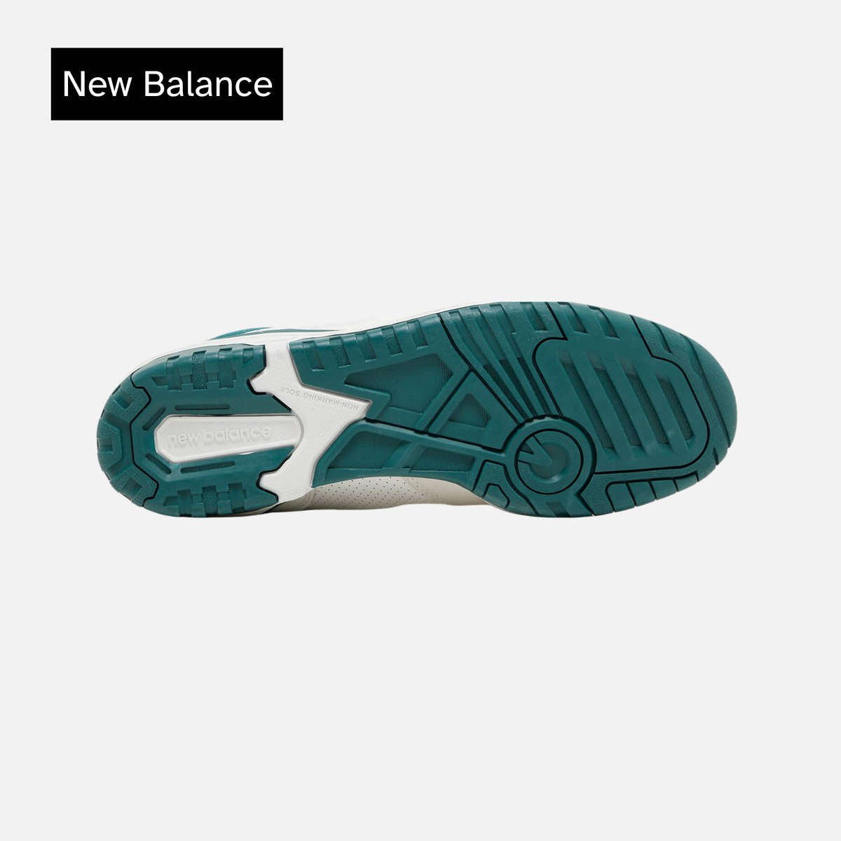 New Balance 550 White Vintage Teal