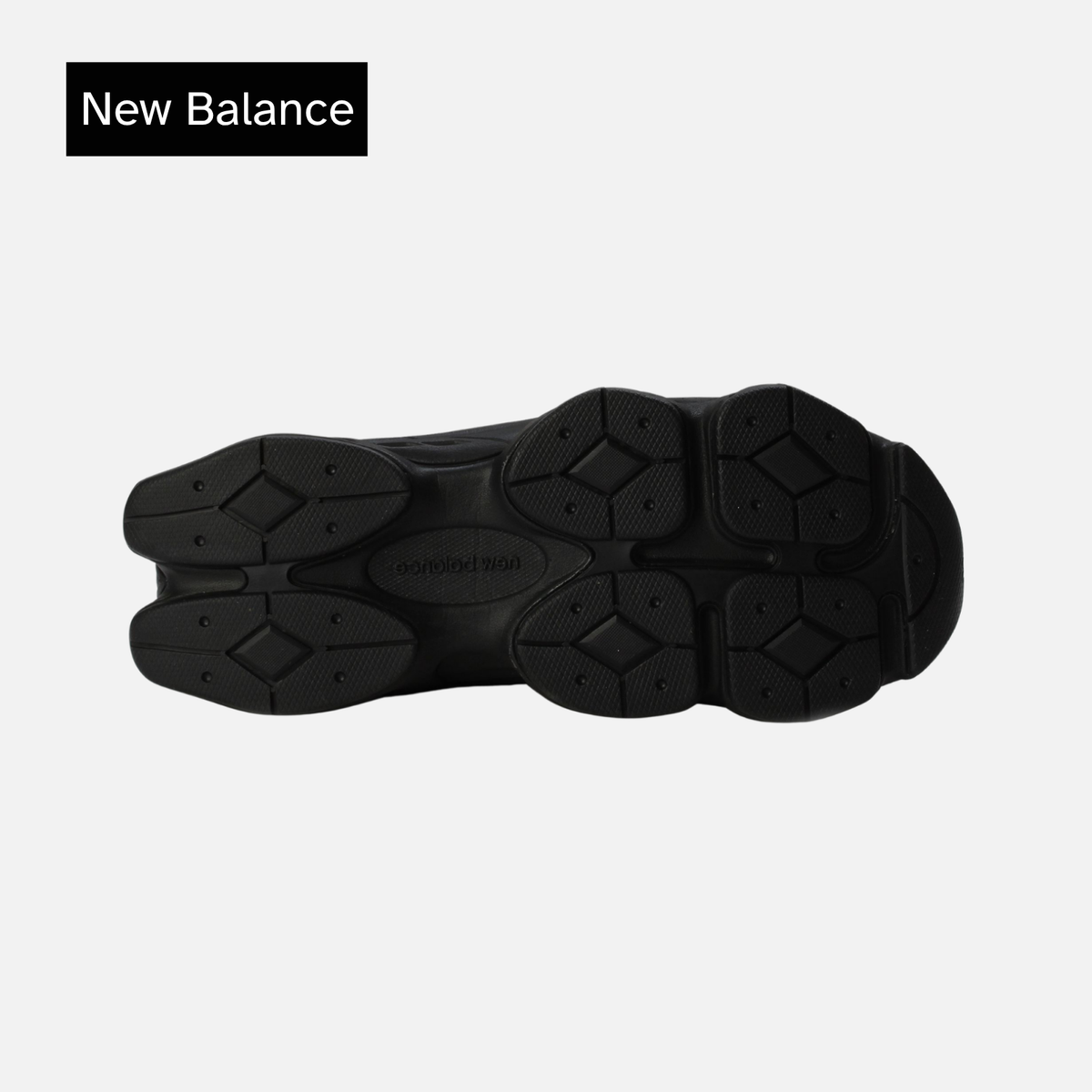New Balance 9060 Big Kid Triple Black Suede