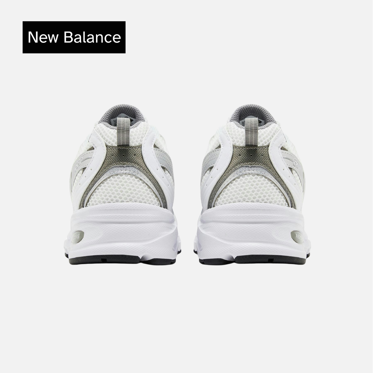 New Balance 530 White Metallic Silver