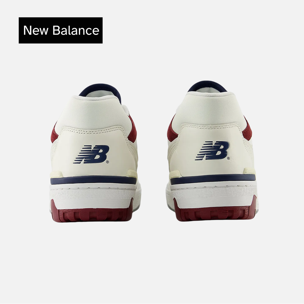 New Balance 550 Suede Toe Pack - Burgundy Navy