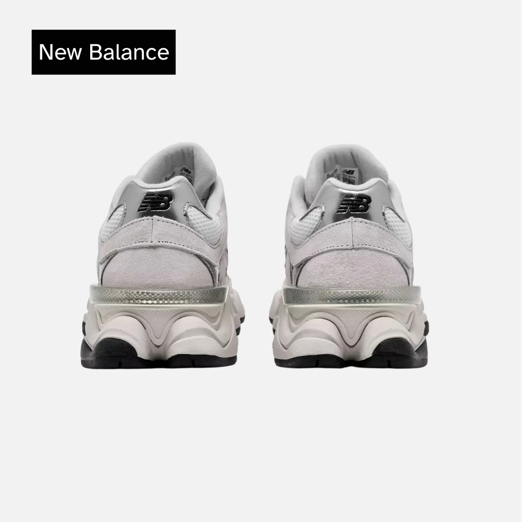 New Balance 9060 White Black Metallic Silver