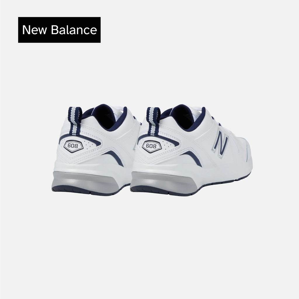 New Balance 608v5 White Navy