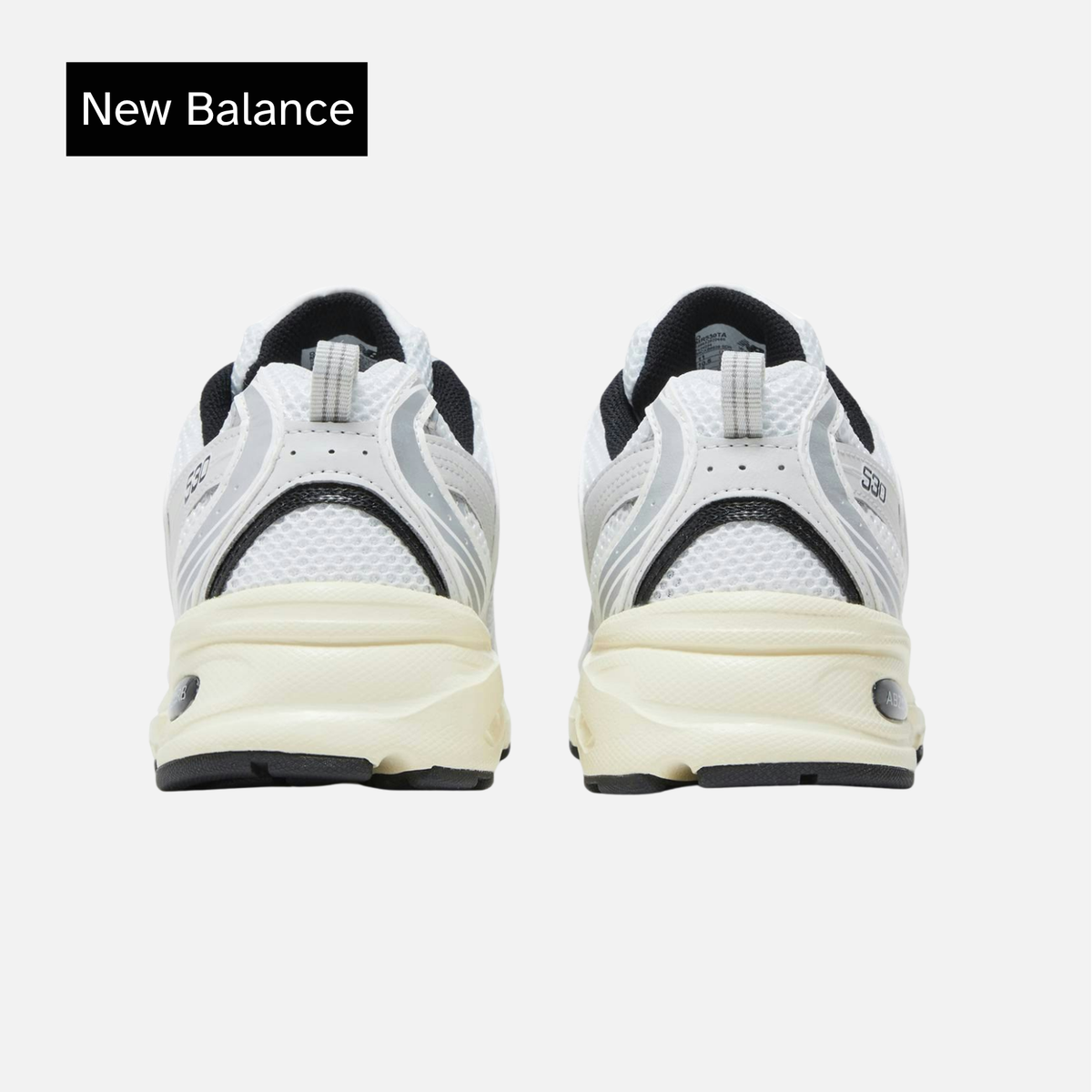 New Balance 530 White Metallic Silver