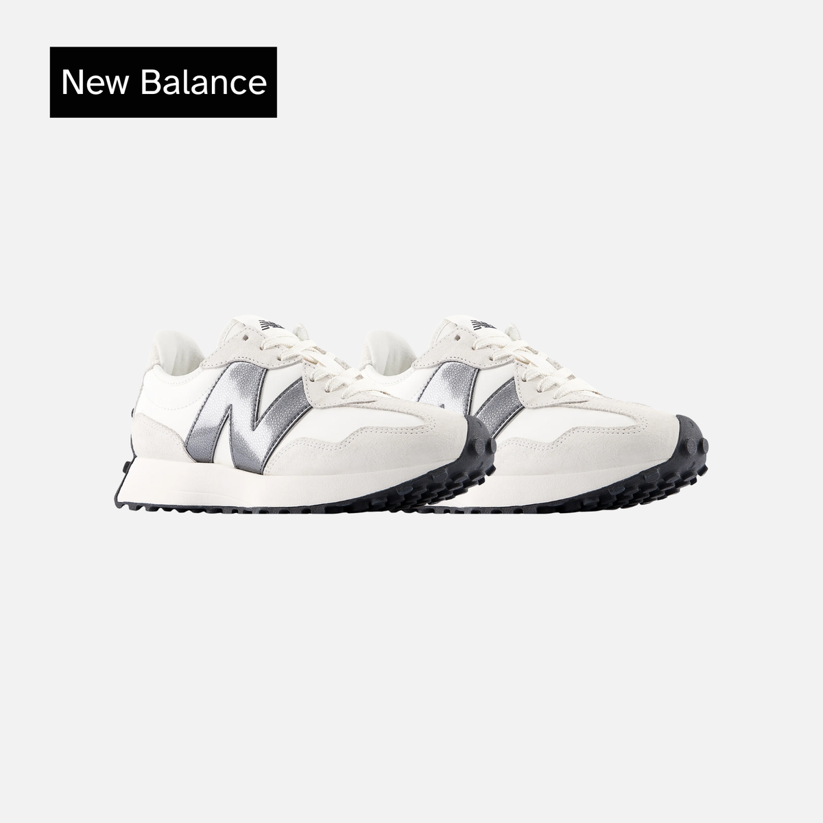 New Balance Wmns 327 White Dark Grey