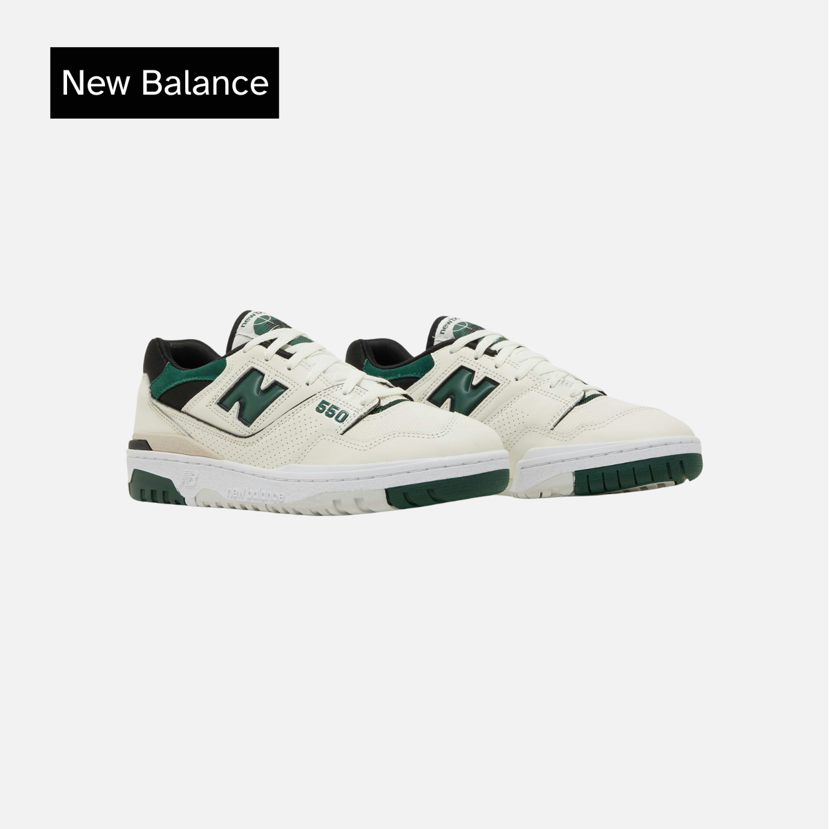 New Balance 550 Sea Salt Pine Green