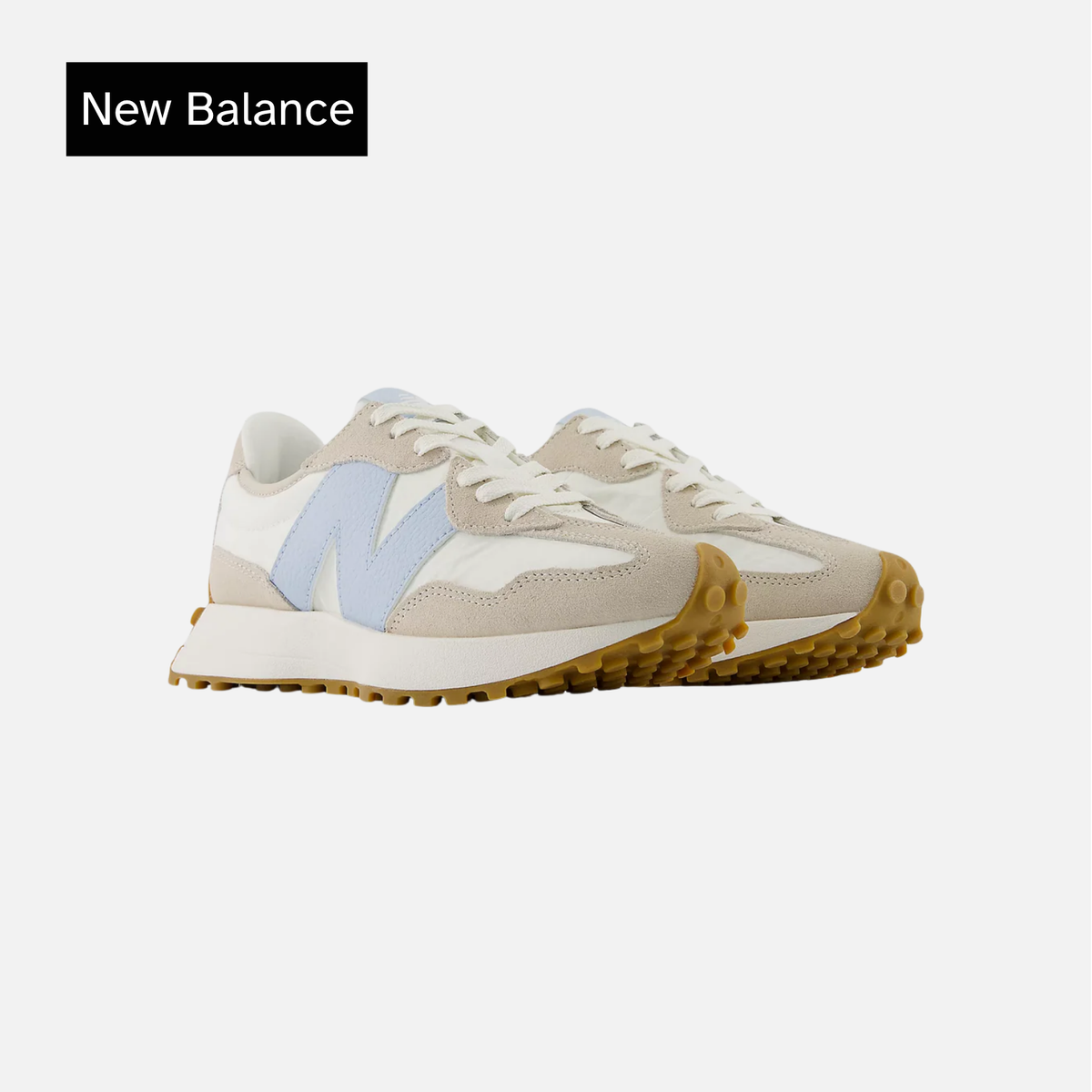New Balance Wmns 327 Timberwolf Light Chrome Blue