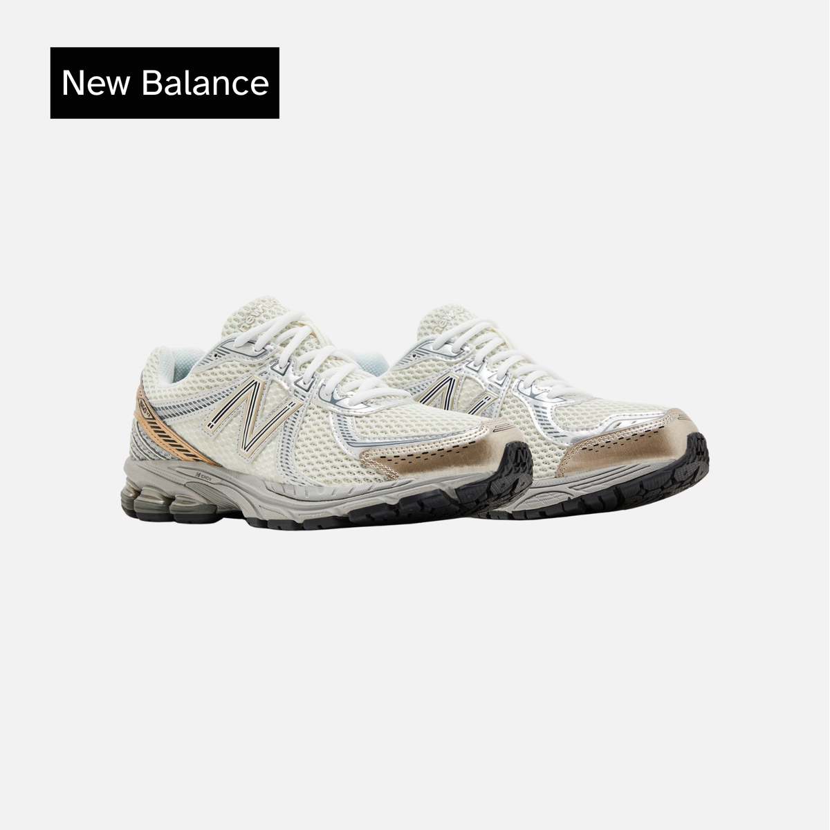 New Balance 860v2 Sea Salt Gold Metallic