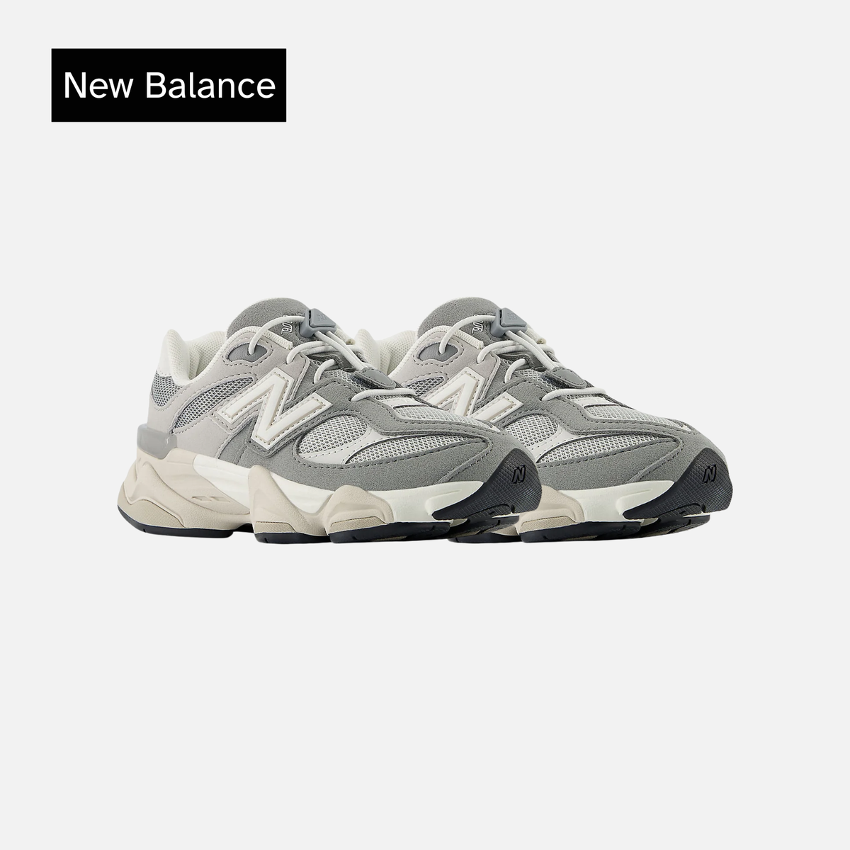New Balance 9060 Little Kid Raincloud Slate Grey