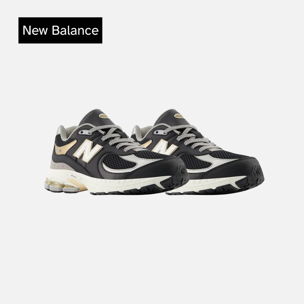 New Balance 2002R Big Kid Black Sea Salt Gold
