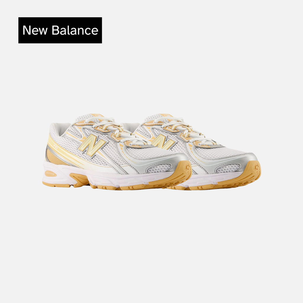 New Balance 740 White Indoor Court Ash Wood