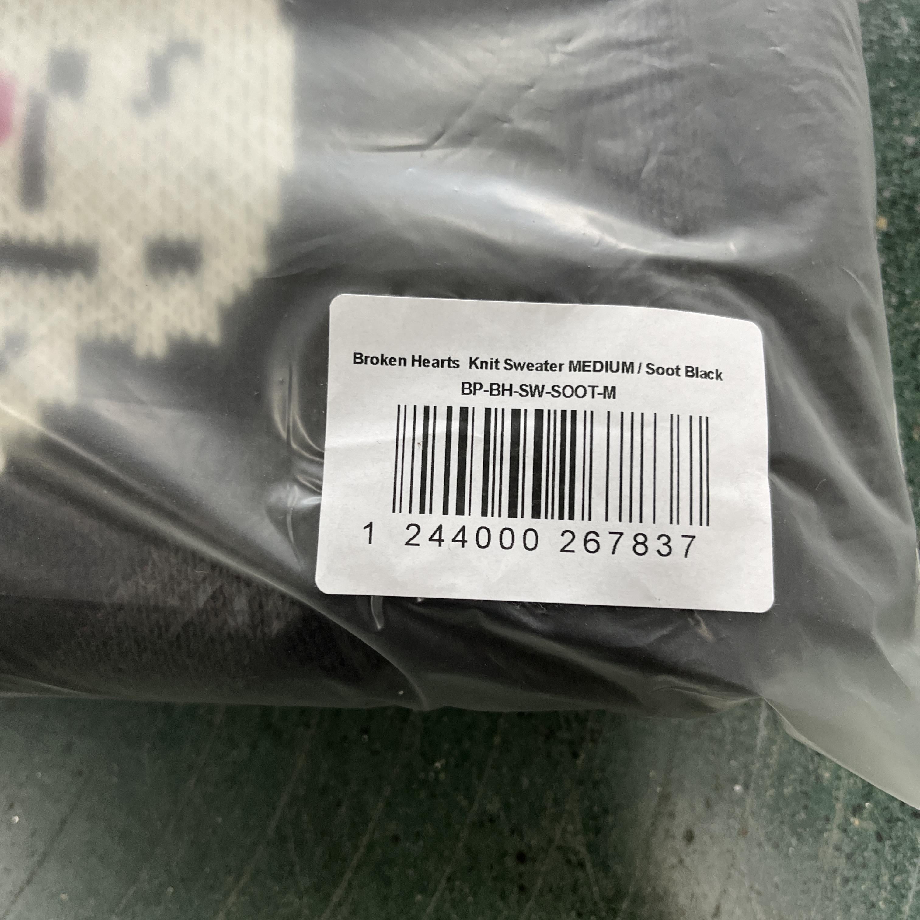 Broken P Skull Heart Sweater