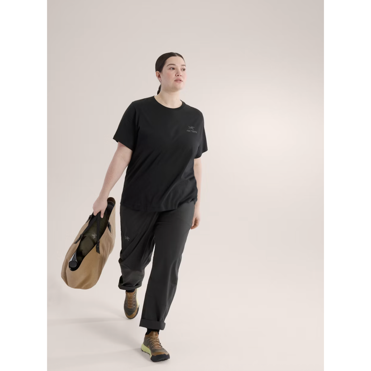 Arctery'x Women's Kragg SL Cotton Emblem Crew Shirt SS
