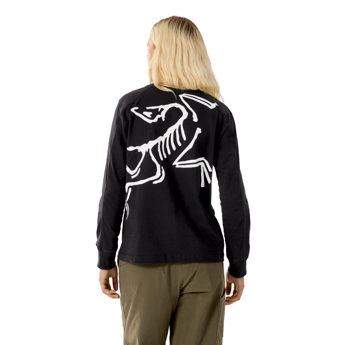 Arc'teryx Women's Kragg Cotton Bird Crew Neck Shirt LS