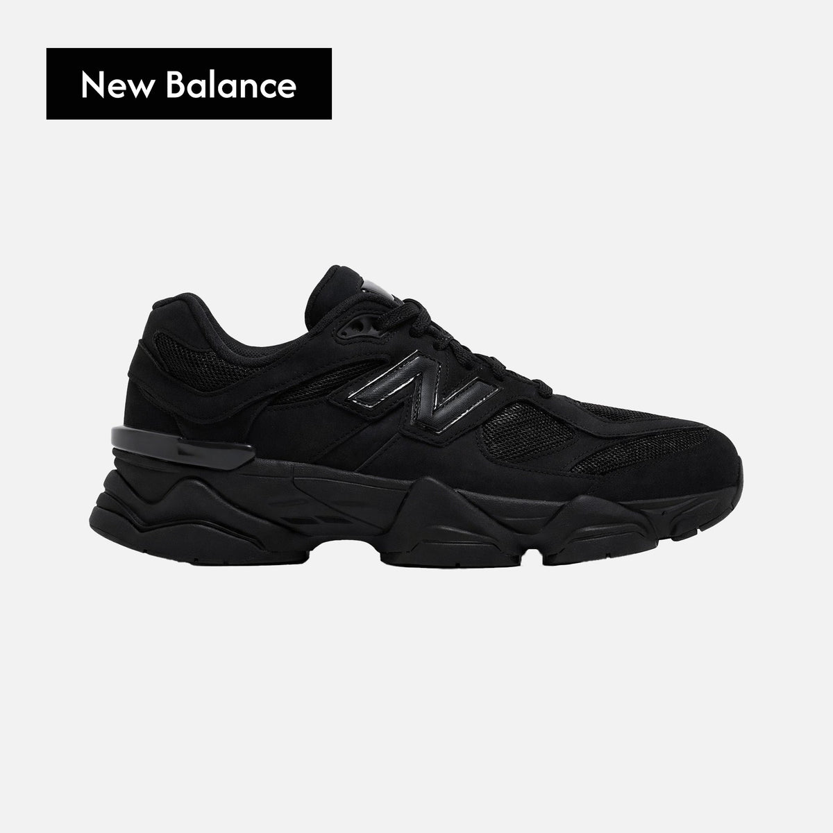 New Balance 9060 Triple Black Suede