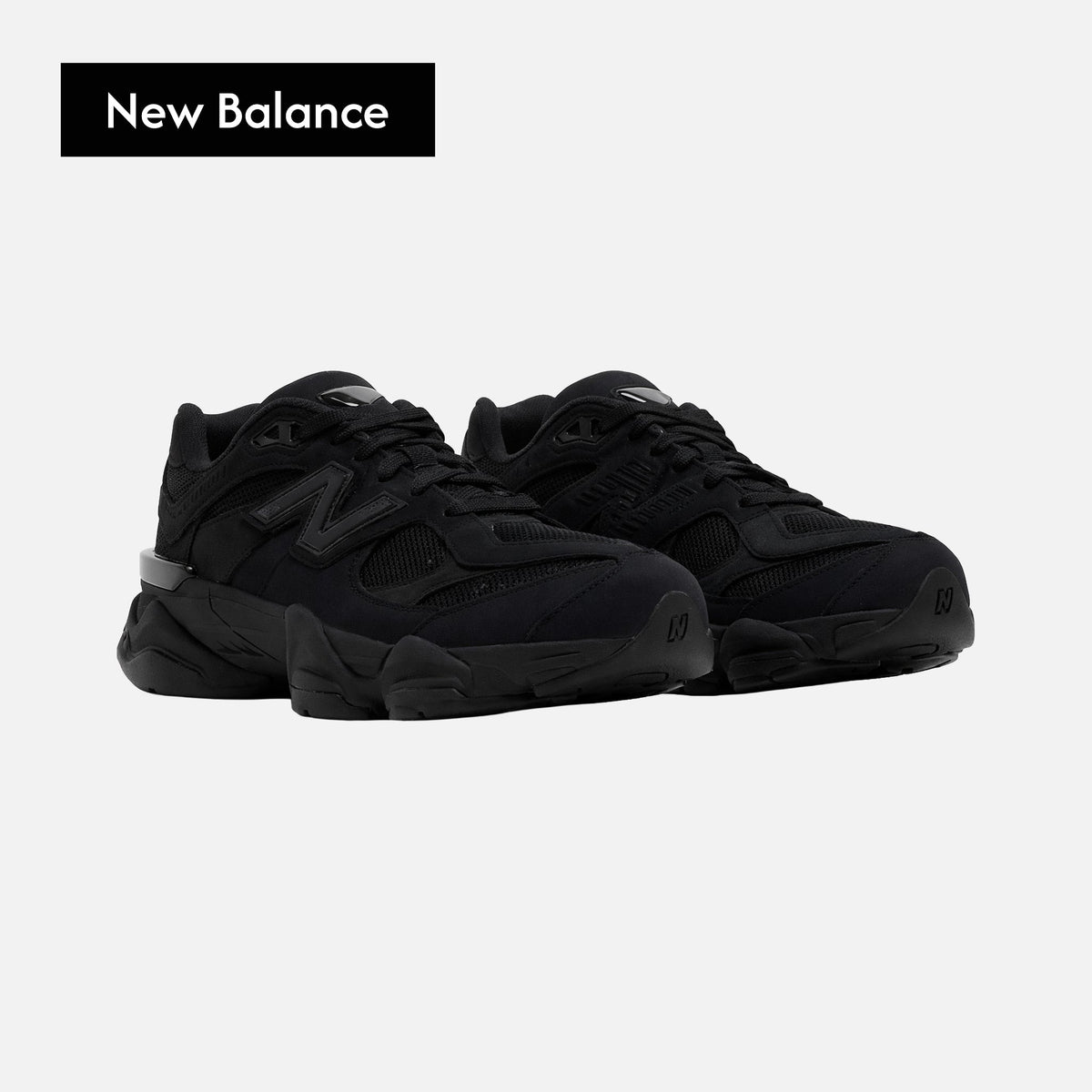 New Balance 9060 Triple Black Suede