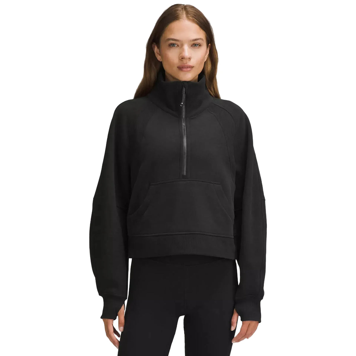 Lululemon Women's Scuba Oversized Funnel-Neck Half Zip