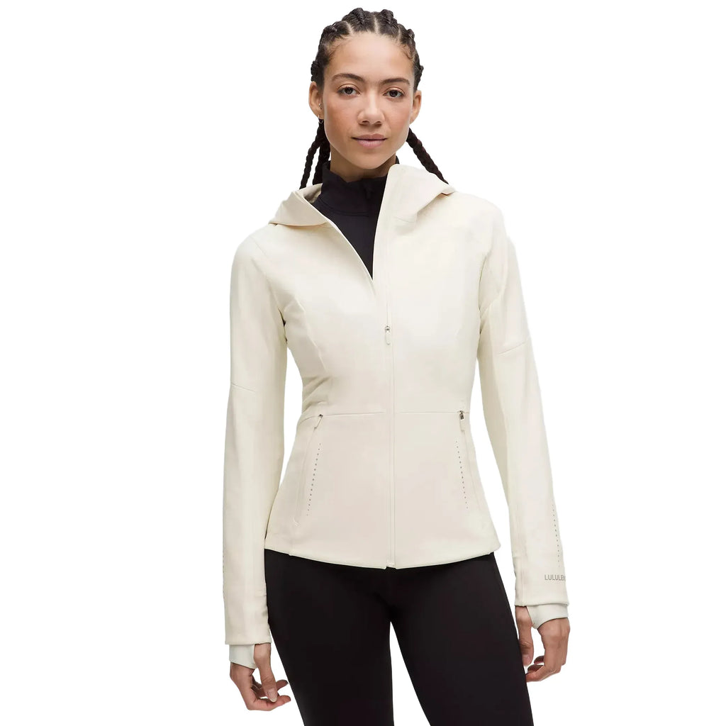 Lululemon Women's Cross Chill Performance Jacket in Light Ivory