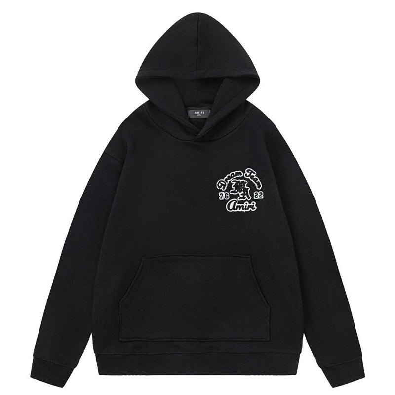 AMRI Embroidered-Logo Hoodies