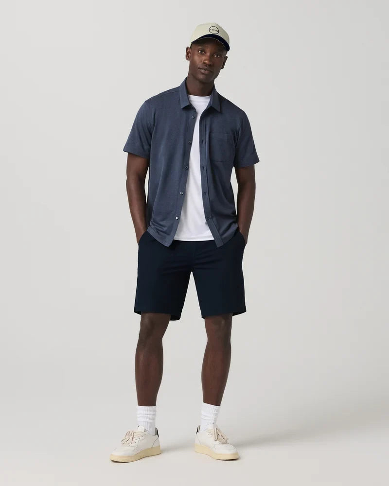 Vuori Men's Short Sleeve Ponto Button Down Shirt