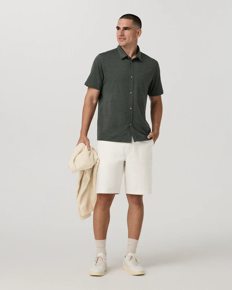 Vuori Men's Short Sleeve Ponto Button Down Shirt