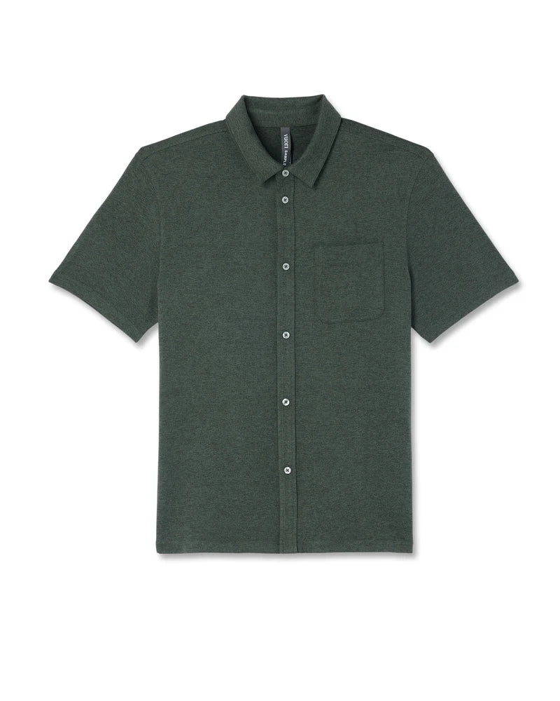 Vuori Men's Short Sleeve Ponto Button Down Shirt